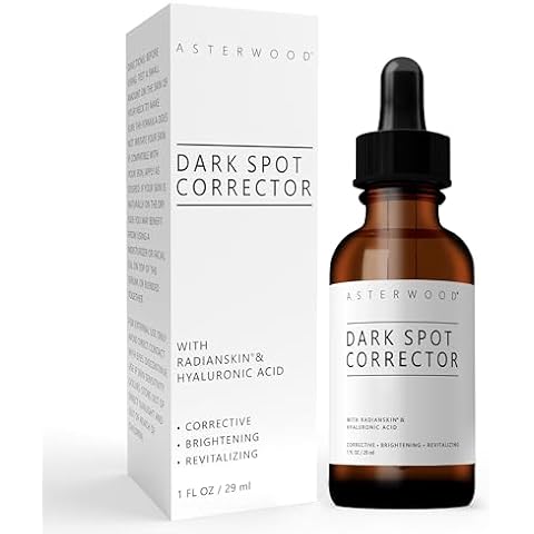 Asterwood Dark Spot Corrector with Radianskin - Dark Spot Remover for Face - with Tranexamic Acid, Kojic Acid, Glycolic Acid, & Salicylic Acid - 1 fl oz Cover