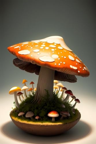 Broderie Diamant Champignon 5D : le cadeau DIY créatif idéal pour passionnés de point de croix