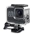 FINEST+ Waterproof Housing Case for GoPro Hero 8 Black Diving Protective Housing Shell 60m with Bracket Accessories for Go Pro Hero8 Action Came Upgrade Rubber Material Pins Protect The Power Botton