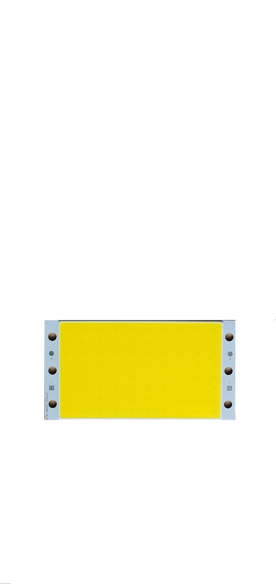 COB LED Light Panel, 15W, DC 12V, Ultra Bright Chip on Board Matrix LED Bulb, 94x50mm (Nature White)