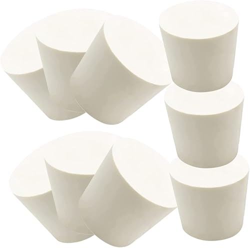Anneome Tapones de botella cónicos de 1 galón Carboy Tapones de sello de laboratorio, tapón de jarra, tapones de botella de bebidas, tapones de