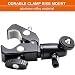 EXSHOW Soporte for GoPro, Soporte Camera para Moto Bike Manillar, Universal for...