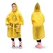 Produktbild Skyzone Kids Regenmantel für Mädchen Jungen, tragbarer Eva Regenmantel Leichter Regenponcho mit Kapuze, wiederverwendbarer süßer Kinderregenmantel für Reisen im Freien Klettern Radfahren Wandern