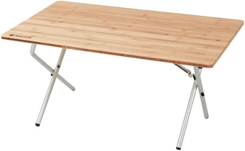Snow Peak Single Action Camping Table, Portable Dining and Game Outdoor Table - Low