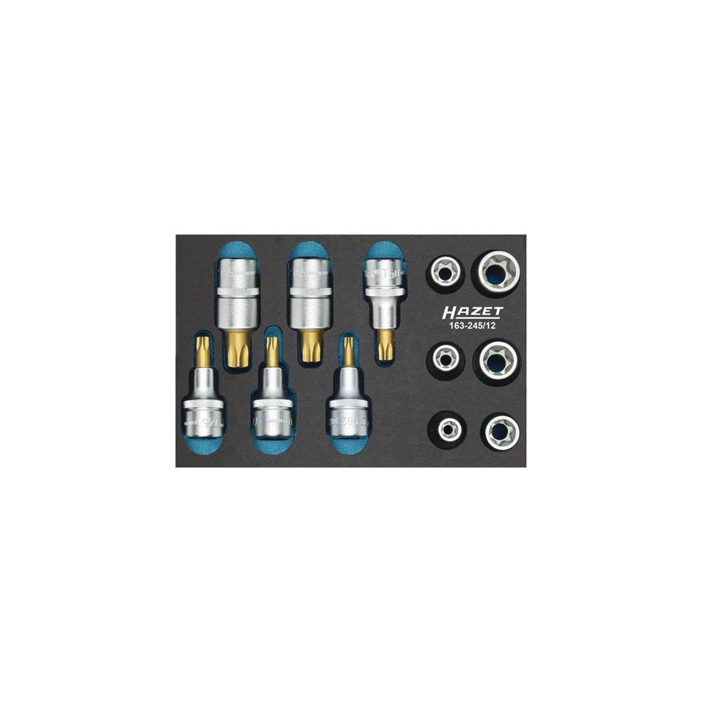HAZET 163-245/12 Torx Profile Tool Set - Multi-Colour