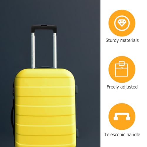 Image of Telescopic Handle Replacement for Luggage Adjustable Suitcase Handle with Comfortable Grip Easy Installation Travel Accessory 6.29 Inch