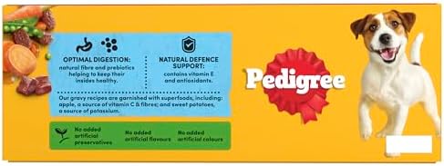 Pedigree Adult Dog Wet Food Pouch Mixed Selection in Gravy, 40x100g - View 5