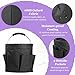 IHOMAGIC 2Pcs Collapsible Cleaning Caddy with Handle, 17L Foldable Cleaning Supply Caddy, Bucket Tool Organizer in 600D Oxford Fabric, Multifunctional Storage Basket for Cleaning, Traveling, Black