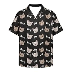 Gray Cat Black White Fish Skeleton