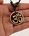 Scddboy Om Necklace for Men Women,Yoga Charm Aum Ohm Sanskrit Amulet Symbol Pendant Necklace