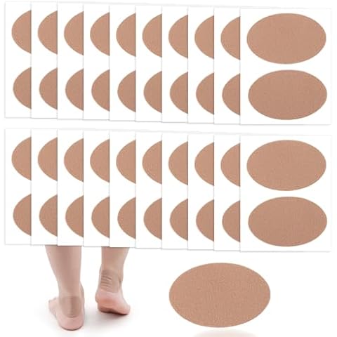 40pcs Premium Moleskin Foot Patches Cover