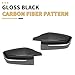 MAXDOM Mirror Caps Carbon Fiber Pattern Compatible with G20 G21 G30 G31 G32 G11 G12 G14 G15 G16 Models Rearview Side Mirror Cover Direct Replacement