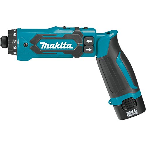 Makita Df012Dse 7.2V Lithium-Ion Cordless 1/4" Hex Driver-Drill Kit With Auto-Stop Clutch & T-01725 Contractor-Grade Bit Set, 70-Pc #TOP3