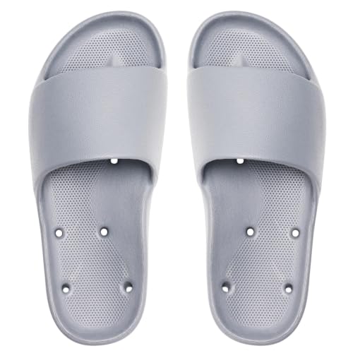 Image of Unisex Arch Support Shower Shoes with Drain Holes Slides