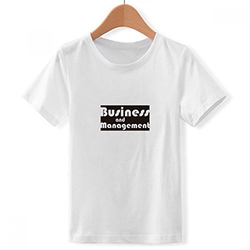 T-shirt col Blanc et Crew Noir grand imprimé multicolore vêtement garçon DIYthinker