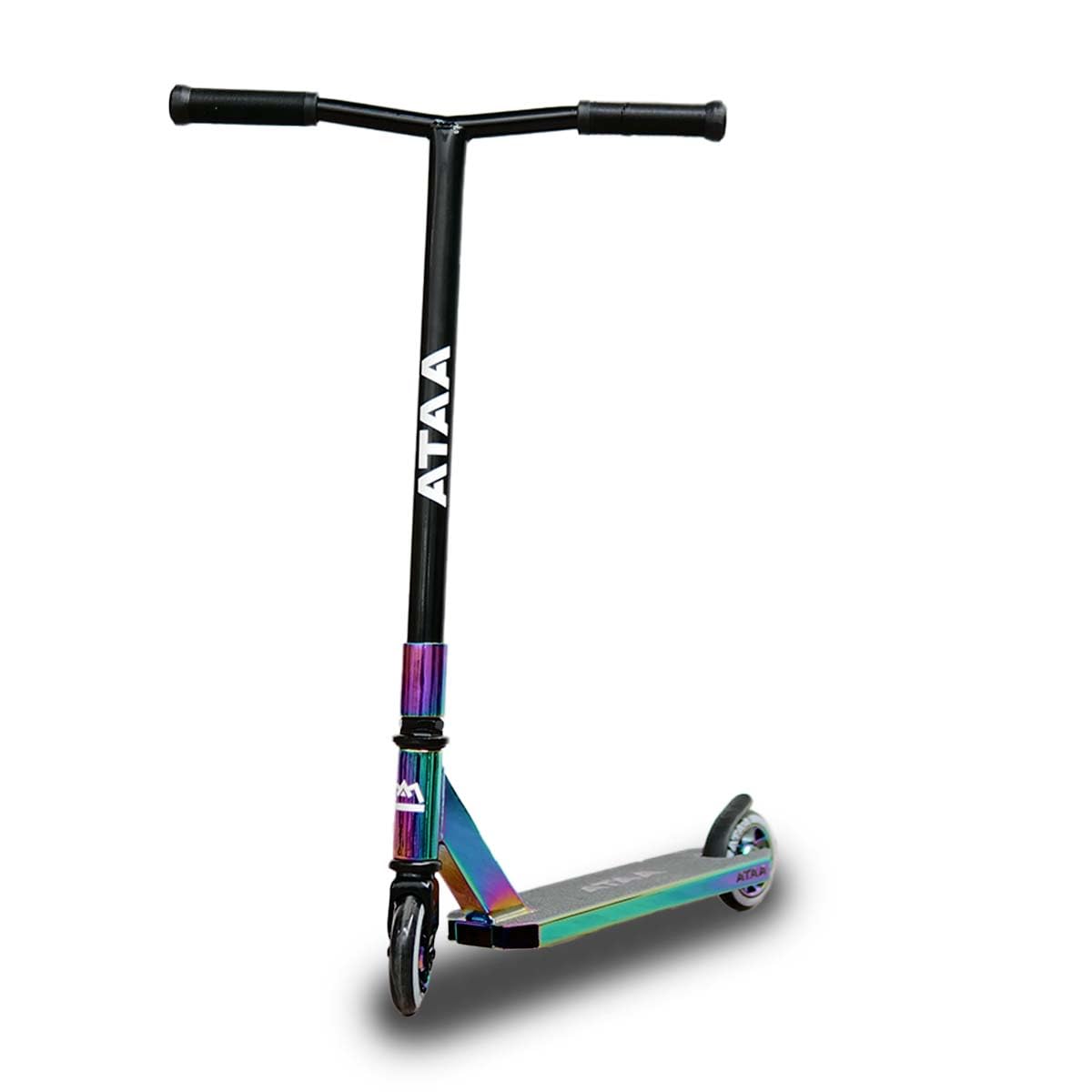 Patinete Urbano ATAA Jumper Neon con Manillar Acero 360º Ruedas PU 100 mm rodamientos ABEC 9 y Plataforma Antideslizante