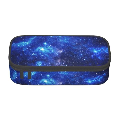 Image of Space Galaxy Pencil Case for Boys and Kids Cute Pen Box Pouch Large pencil bag with Double Zipper, Portable Pencil Pouch for School Office Supplies
