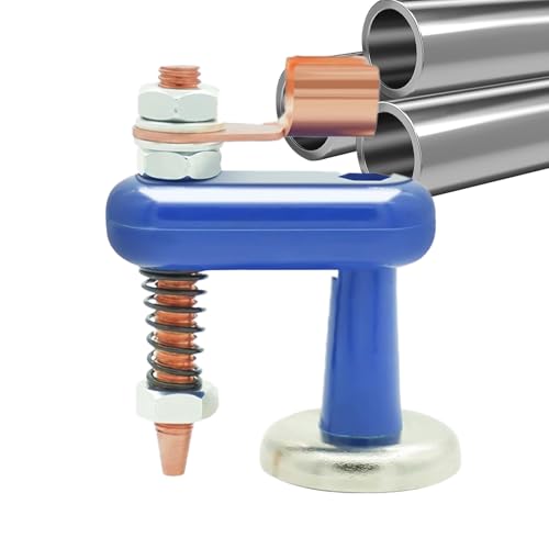 Derwrtup Pinzas magnéticas para soldar, soporte magnético para trabajos de soldadura, abrazadera de soldadura resistente a altas temperaturas, soporte de soporte para bricolaje