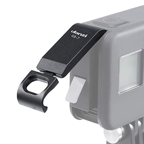Aluminum Alloy Battery Cover for GoPro Hero 8 Black Type-C Charging Port Adapter
