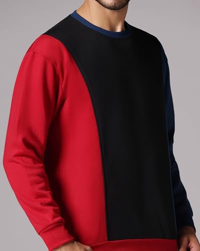Image of INKKR Men's Full Sleeve Solid Sweatshirt (280 GSM)