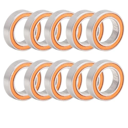 RIQVFAEUN MR117-2RS �x�A�����O ABEC-3 10�� 7x11x3mm �~�j�`���A MR117RS �{�[���x�A�����O �I�����W �V�[���h�x�A�����O MR117 2RS