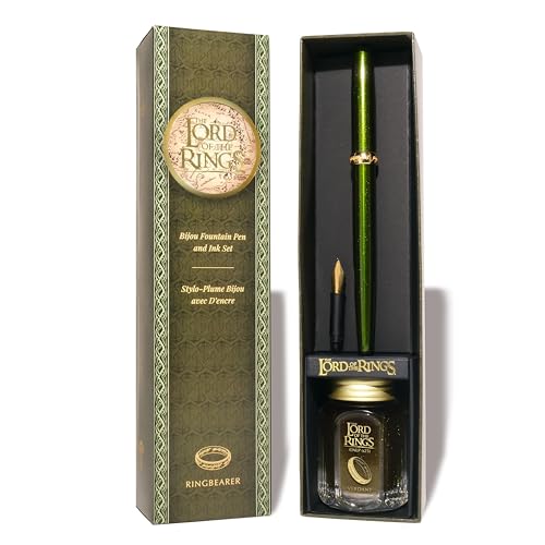 Ferris Wheel Press, Warner Bros. Discovery, Official Licensed, Lord Of The Ring Edition, Bijou Fountain Pen & 28Ml Ink Set, Ringbearer