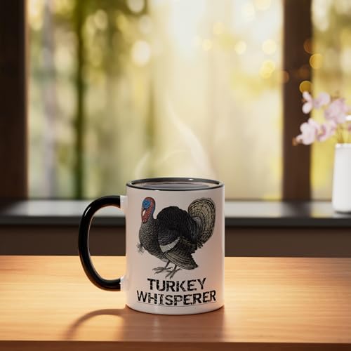 Mug cerámico 11 onzas diseño divertido blanco y negro miniatura 3