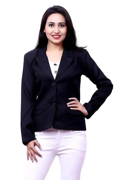 maykr Black Blazer for Women,Casual Blazer.1-picture-37