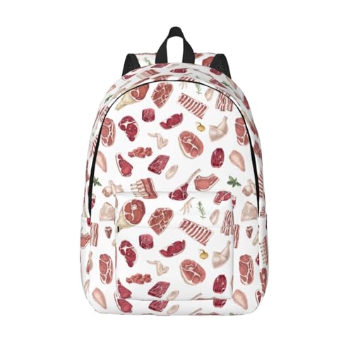 Buewutiry Canvas Backpack for Men Women Travel Laptop