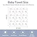 usbettas Baby Hooded Towel 2 Pack, Ultra Absorbent & Soft Muslin Baby Towel - 32 x 32 Inches, Baby Bath Towel for Newborns, Infants & Toddlers, Ideal for Bath Time, Pool & Beach