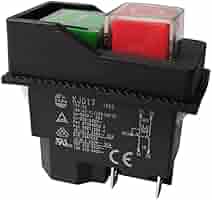 Interruttore Di Sicurezza KJD17 220V - Pulsante Start/Stop Impermeabile 4 Poli, 16A Per Motori