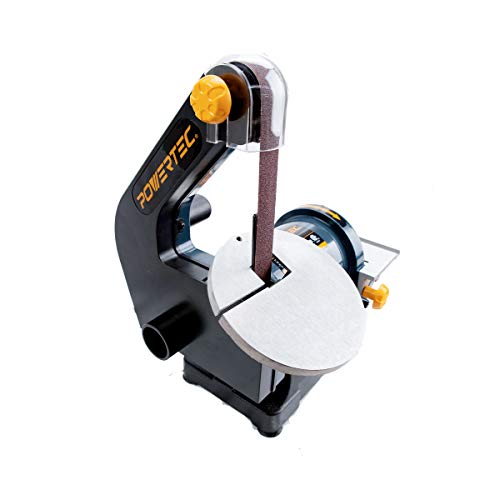 POWERTEC BD1502 Belt Disc Sander for Woodworking | 1 in. x 30 in. Belt Sander with 5 in. Sanding Disc - Image 2