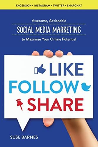 Like, Follow, Share: Awesome, Actionable Social Media Marketing to Maximize Your Online Potential Paperback – May 28, 2015