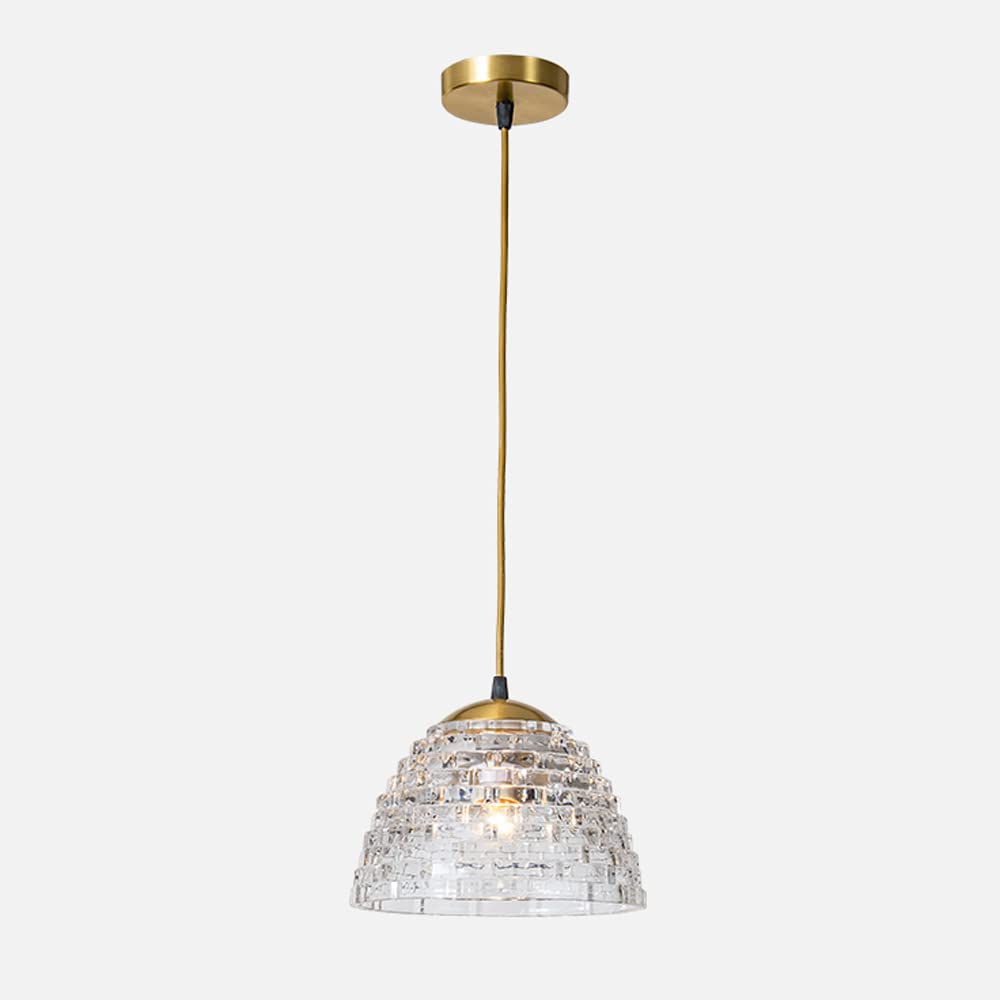 Petit lustre suspendu réglable pour optimiser l'éclairage