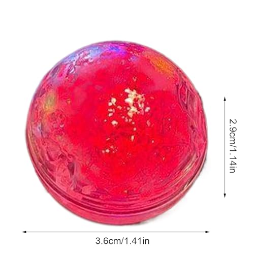 Reusible Multicolor LED Ice Cubes, Set of 12, Waterproof Cocktail Lights