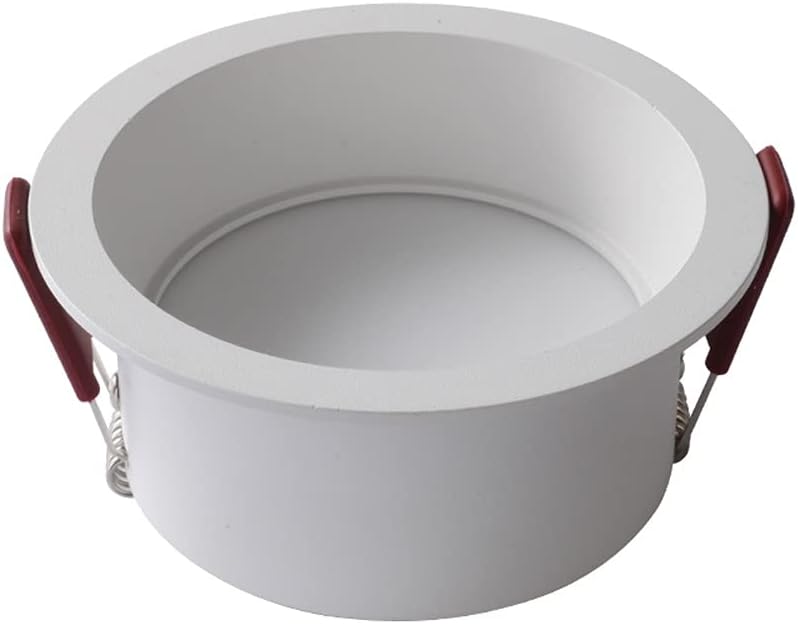 Fixed Buckle Type Household Recessed Led Ceiling Lamp Living Bedroom Clothing Store Commercial Anti-Glare 5W/7W/9W Downlight White/Warm Light High Color Rendering RA> 92 Heat-dissipating Alum (9w Wh