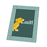 Der perfekte Begleiter für unterwegs und für jeden Tag: Kuschelweiche Krabbeldecke mit niedlichem Disney's König der Löwen Motiv