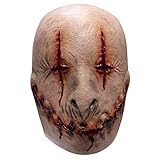 Ghoulish Productions Smiley Mask, Creepy Happy Face Latex Mask. Happy Face Mask Costume. CreepyMonster Line. Adult Mask One size latex mask