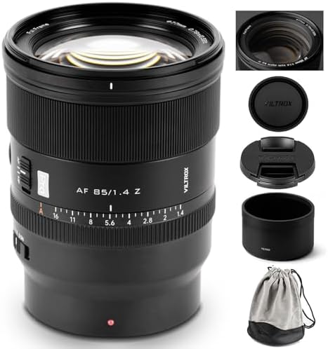 VILTROX 85mm F1.4 Pro Z Full Frame Lens for Nikon Z, Auto Focus L...