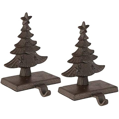 Dibor Antique Brown Christmas Stocking Holders Cover