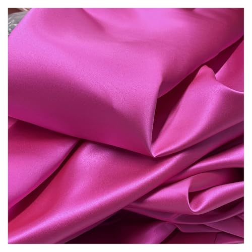 Tissu satin ivoire matériaux bricolage pour robe mariée et rideaux