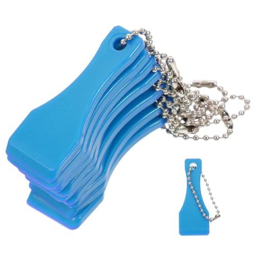 Abaodam Grattoir pour Tickets de Loto en Plastique Bleu, Lot de 20 Pièces, Pratique et Résistant, pour Gratter Facilement Le Salon Moto