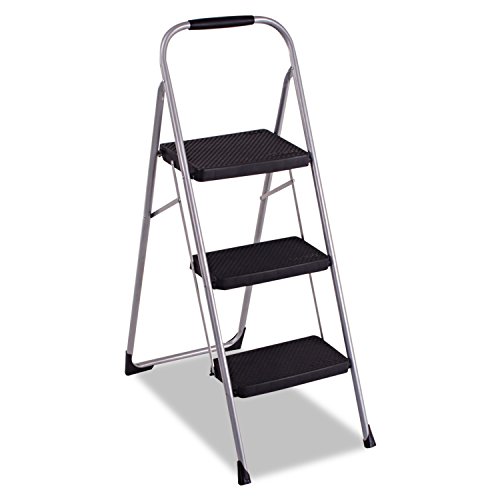 Cosco 3-Step Big Step Folding Stool - Platinum