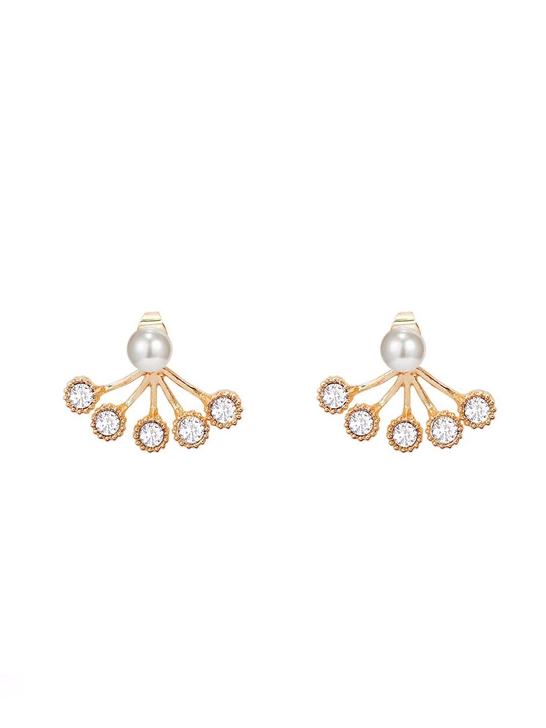 Yellow Chimes Earrings for Women and Girls Studs for Girls | Gold Plated White Crystal Studded Stud Earrings | Birthday Gift for girls and women Anniversary Gift for Wife (B0BPPMFD7W) Amazon Price History, Amazon Price Tracker