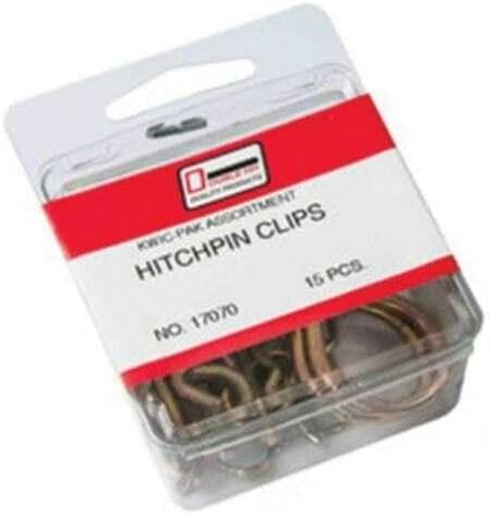 Replacement Hitch Pin Clips 103 Piece Assortment 6 Sizes fits 3-Point Hitch & Ag Hardware New