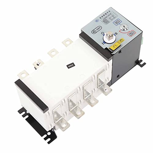 Interruptor de Transferência Automática de Energia Dupla 2 Em 1 Saída 250A Interruptor de Transferên