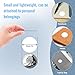 10 pcs NFC Tags Ntag 215 NFC Stickers, White NFC 215 Tag Rewritable NFC Coins Cards Round with Adhesive Back Compatible with Android and NFC Enabled Mobile Phones