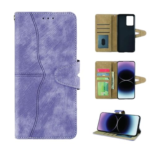 Image of Inktree Vivo V50 5G Flip Cover | Built in RFID Blocking Material Wallet & Stand | Flip Cover for Vivo V50 5G - Purple