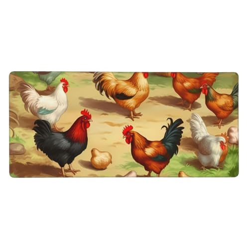Tapis de souris de jeu grand format 90,2 x 40,6 cm pour clavier et ordinateur