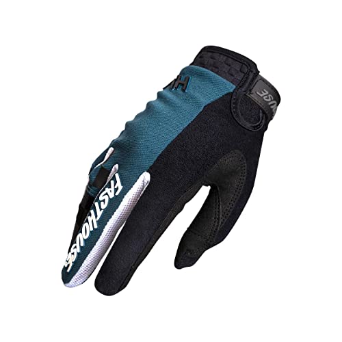 FASTHOUSE Youth Speed Style Ridge-Line Glove (Indigo/Black, Large)